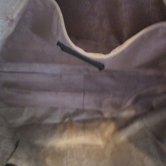 Vintage Michael Kors Black Leather Double Handled Handbag with Chain Accents - Picture 5 of 6